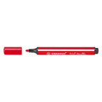 Stabilo - Stabilo trio scribbi - viltstift met meeverende punt - rood