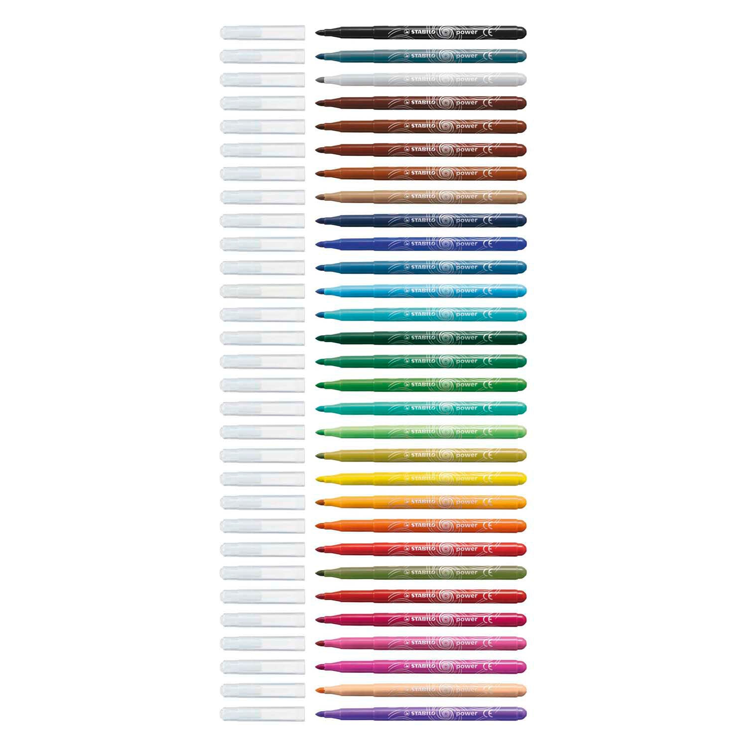 STABILO - STABILO power - viltstift - set met 30 stuks