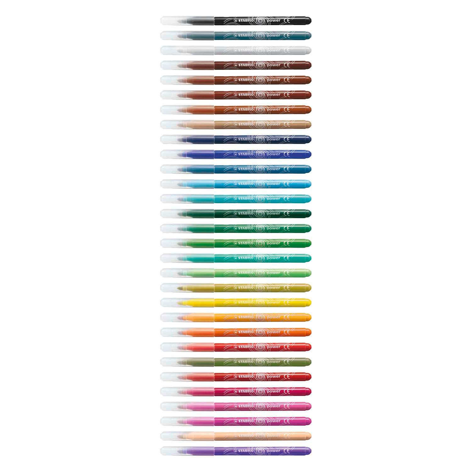 STABILO - STABILO power - viltstift - set met 30 stuks