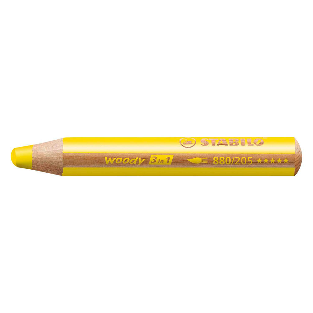 STABILO - STABILO woody 3 in 1 - multitalent kleurpotlood - geel