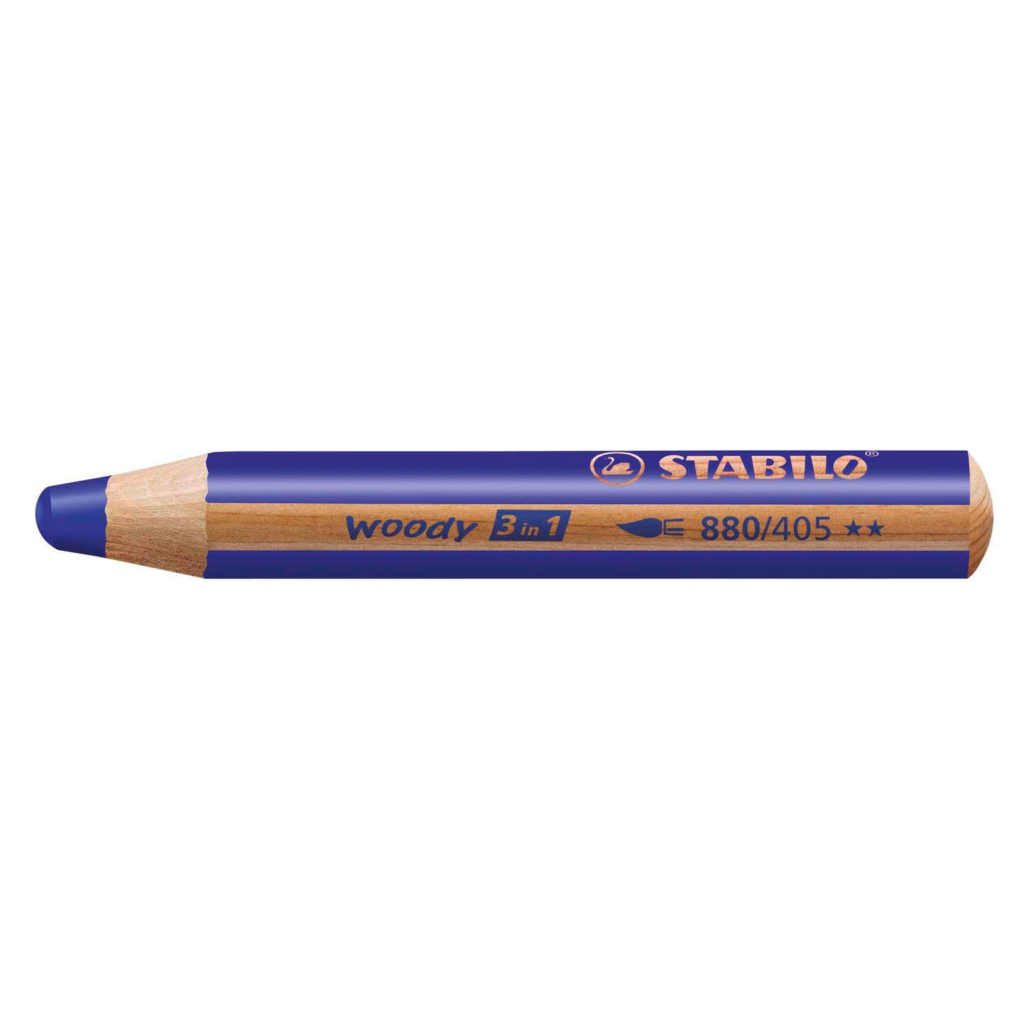 STABILO - STABILO woody 3 in 1 - multitalent kleurpotlood - ultramarijn