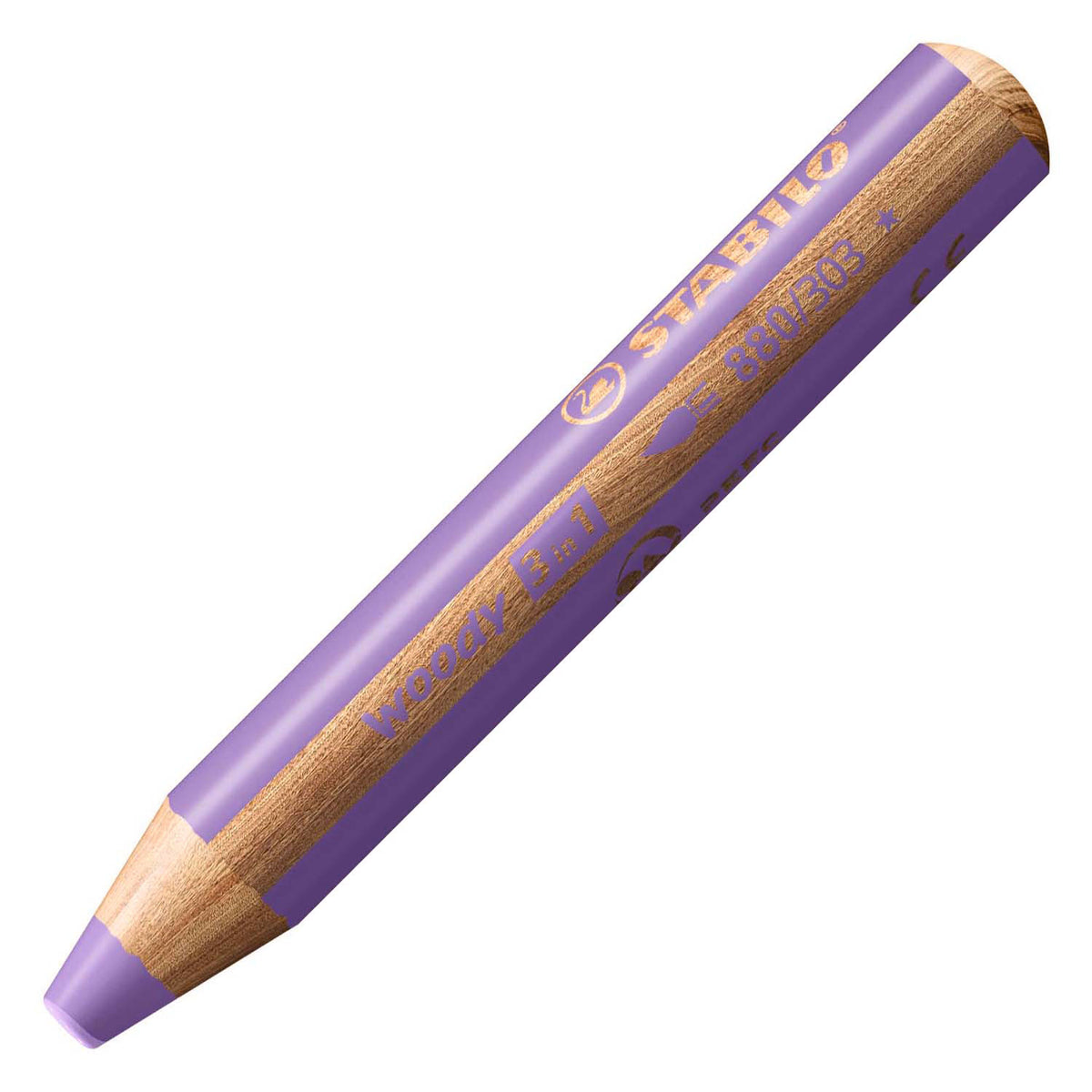 Stabilo woody 3 in 1 - multitalent kleurpotlood - pastel lila