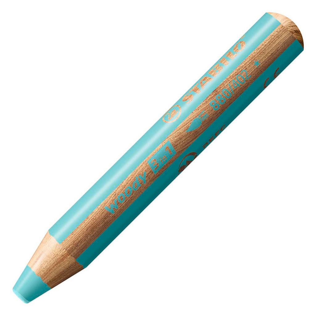 Stabilo woody 3 in 1 - multitalent kleurpotlood - pastel blauw