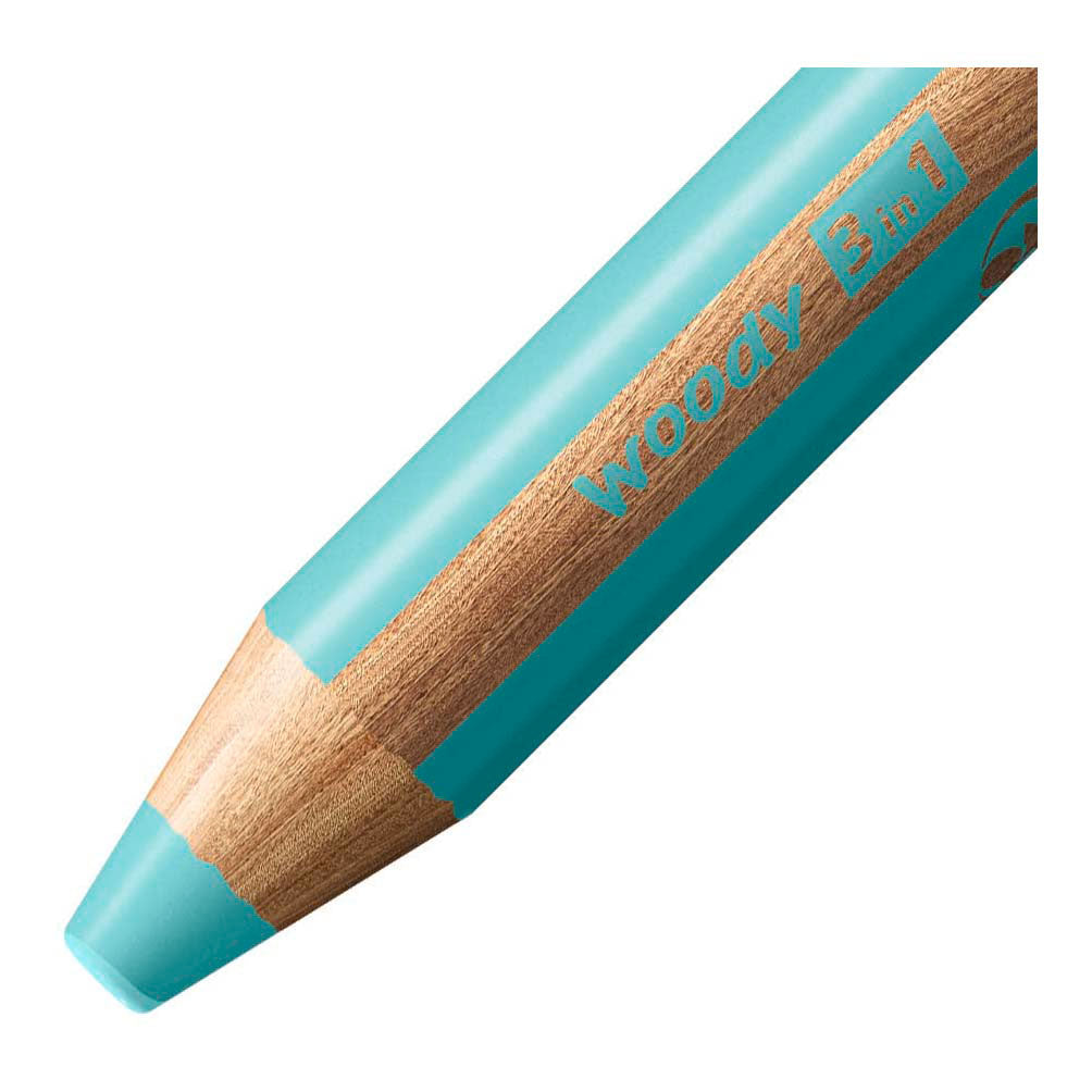Stabilo woody 3 in 1 - multitalent kleurpotlood - pastel blauw