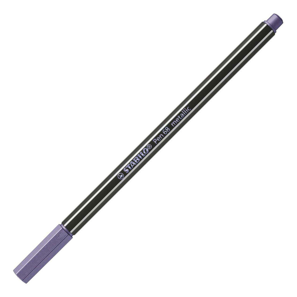 Stabilo pen 68 metallic - viltstift - paars (68 855)