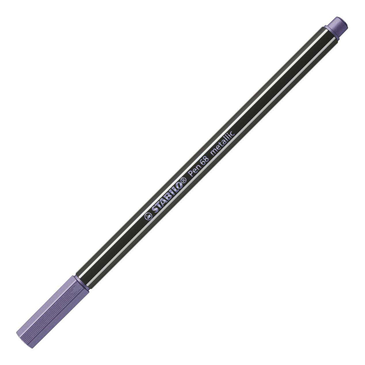 Stabilo pen 68 metallic - viltstift - paars (68 855)
