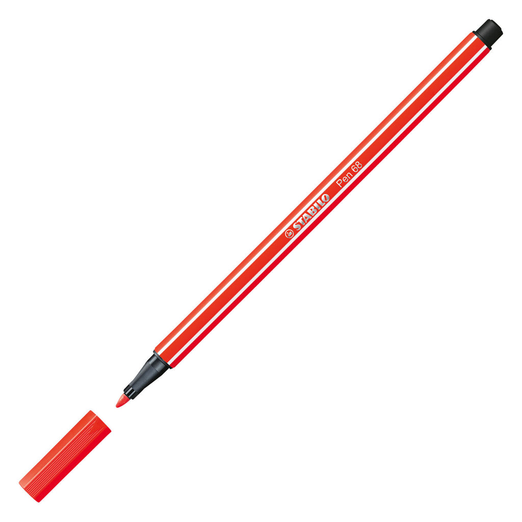 Stabilo - Stabilo Viltstift 68-40 1 mm lichtrood
