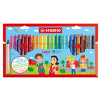Stabilo - Stabilo cappi - viltstift - set met 24 stuks