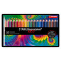 Stabilo aquacolor - aquarel kleurpotlood - metalen set 36 st.