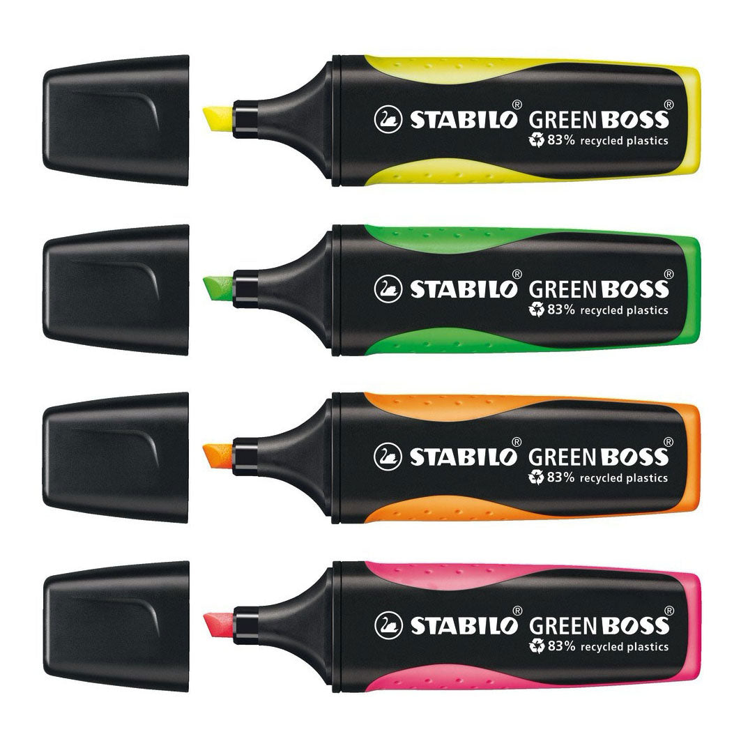 Abi tekstmarker stlo green boss multikleur