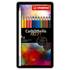 Stabilo - Stabilo carbothello - kalkpastel kleurpotlood - metalen set 12 st.