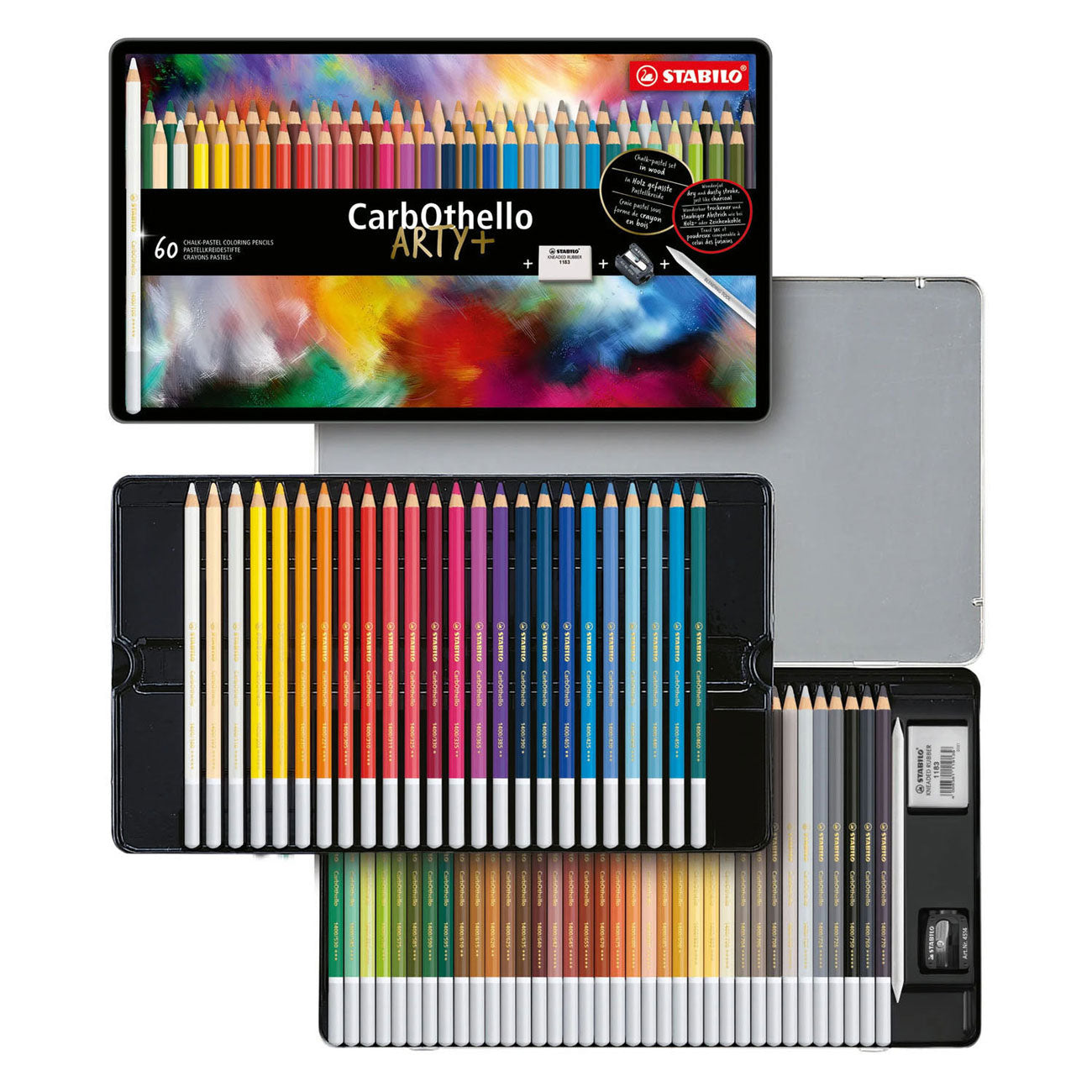 Stabilo - Stabilo carbothello - kalkpastel kleurpotloden - set 60 st.