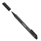 Stabilo pointmax - hardtip fineliner 0,8 mm - nylon punt - zwart - doos 10 stuks