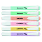 Stabilo tekstmarker swing cool pastel kleurenassortiment pk6