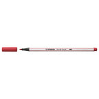 Stabilo pen 68 brush - viltstift - donkerrood (50)