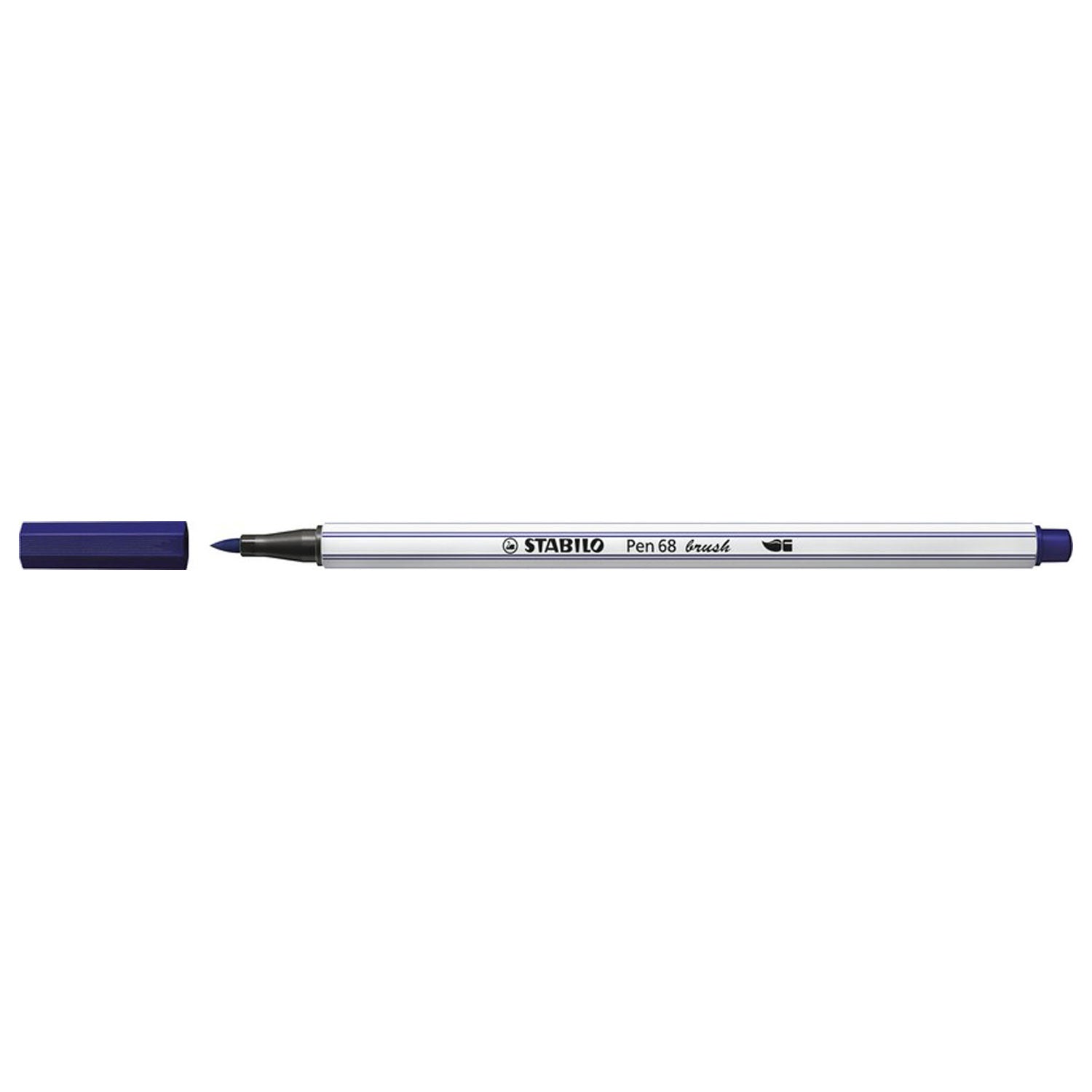 Stabilo - Stabilo pen 68 brush - viltstift - pruissisch blauw (22)