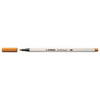 Stabilo pen 68 brush - viltstift - donker oker (89)