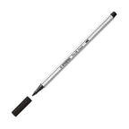 Stabilo - Stabilo pen 68 brush - viltstift - zwart (46)