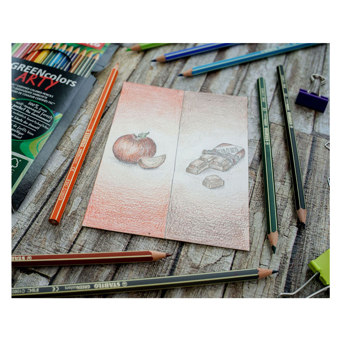 Abi stlo greencolors etui 24 kleuren