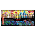 STABILO - STABILO woody 3 in 1 - multitalent kleurpotlood - arty - set 18 st. + puntenslijper