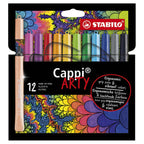 Stabilo - Stabilo cappi - viltstift - arty - set met 12 kleuren