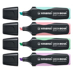 STABILO - STABILO green boss pastel - markeerstift - set met 4 stuks