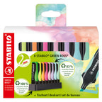 STABILO - STABILO green boss pastel - markeerstift - 8 stuks deskset