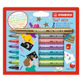 Stabilo trio deco - metallic viltstift - etui met 8 stuks