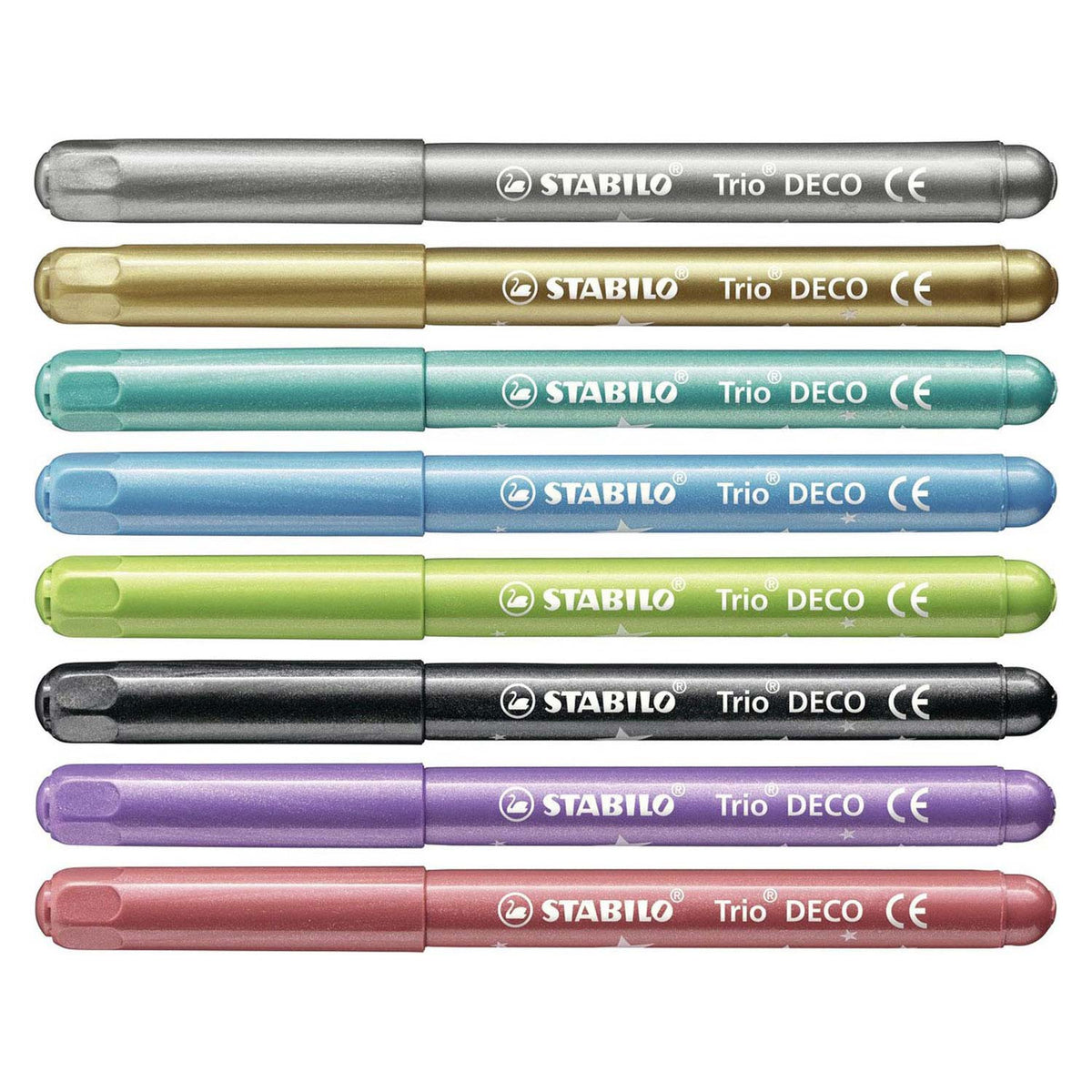 Stabilo trio deco etui 8 stuks | 2 stuks