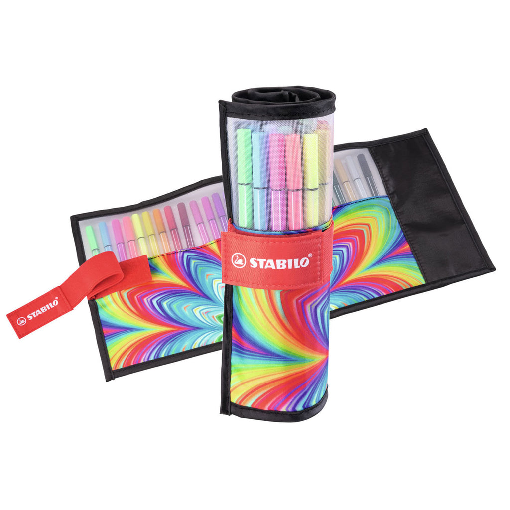 Stabilo pen 68 viltstiften rollerset arty etui a 25