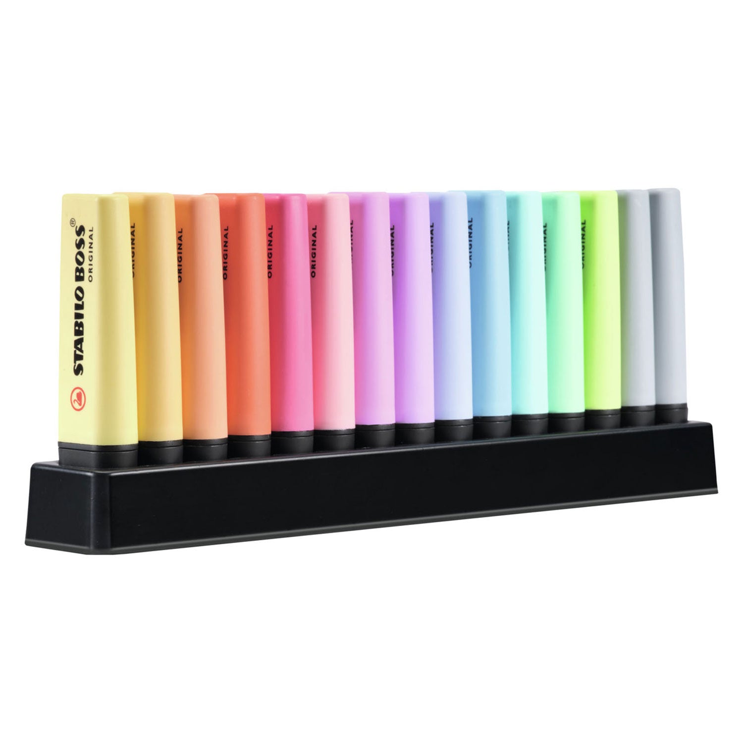 Stabilo - Stabilo boss original pastel - markeerstift - 15 stuks deskset