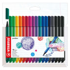 Stabilo pointmax - hardtip fineliner 0,8 mm - etui met 18 kleuren