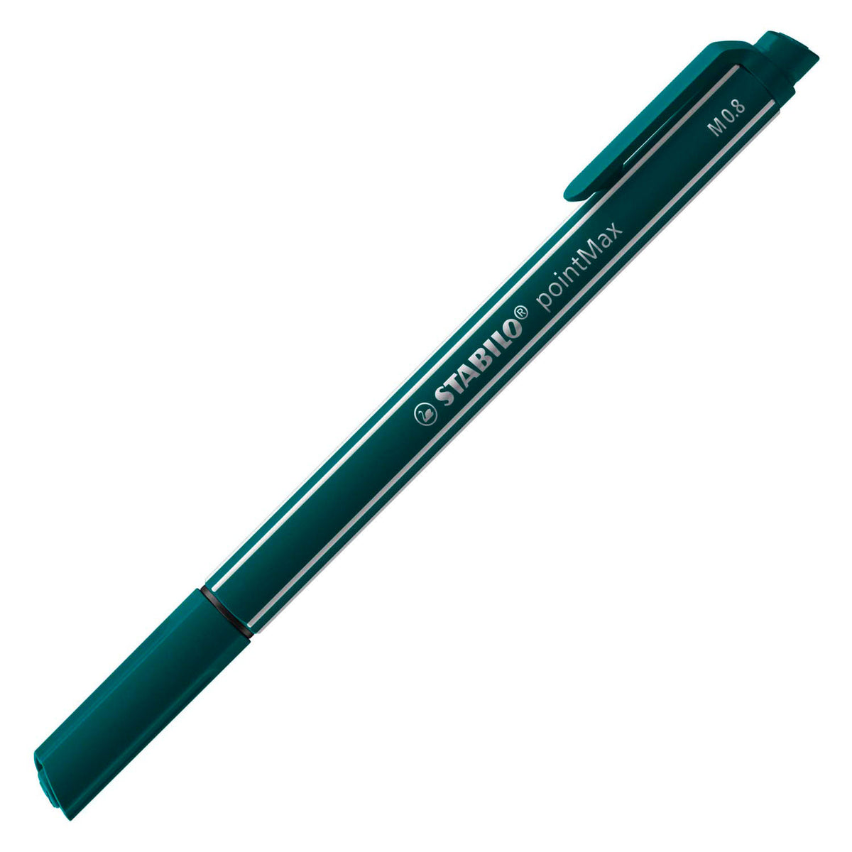 Stabilo pointmax - hardtip fineliner 0,8 mm - etui met 18 kleuren