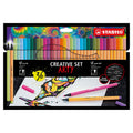 Stabilo creative set - pen 68 point 88 pastel - arty - combi etui 36 stuks