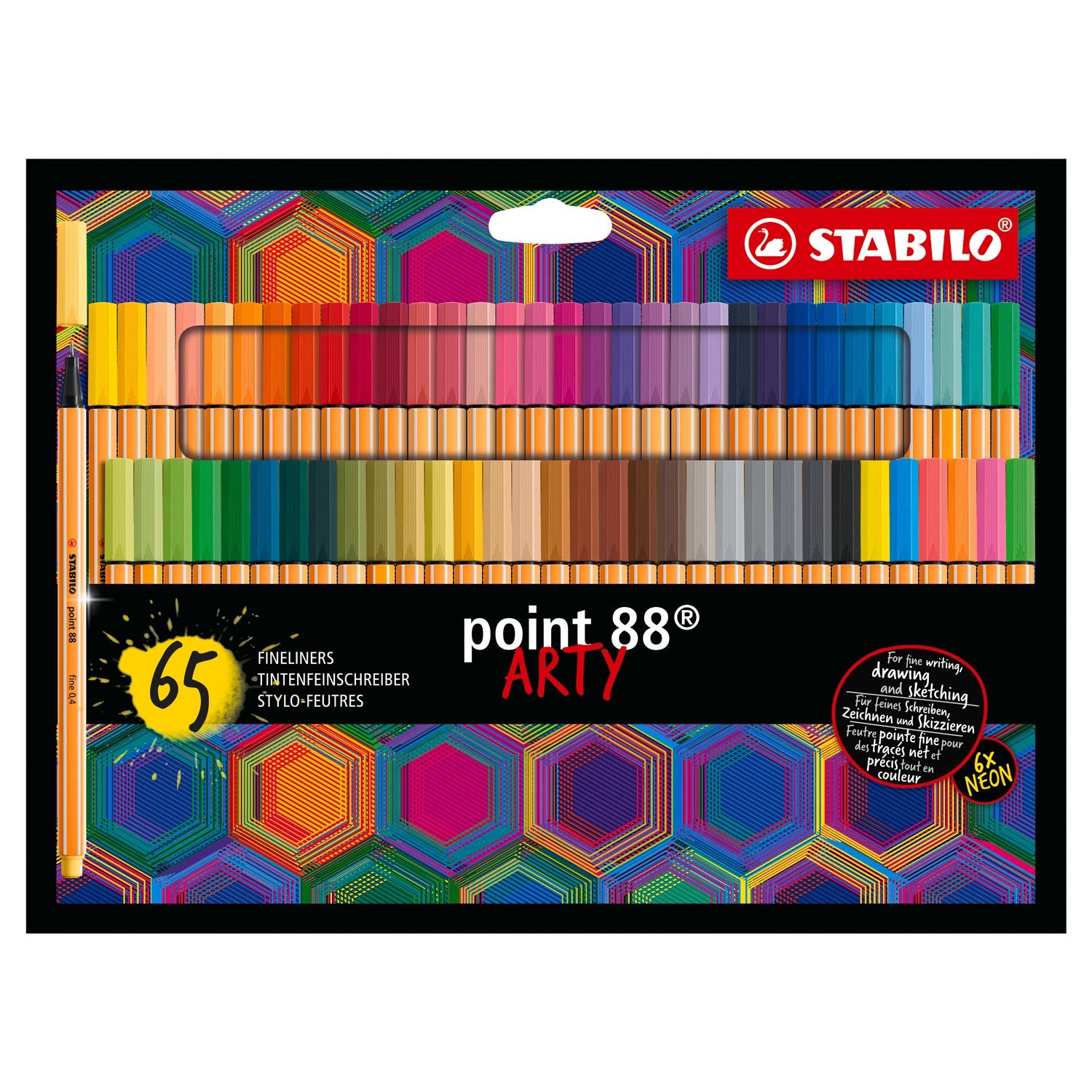 Stabilo - Stabilo point 88 - fineliner - arty - set met 65 stuks