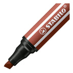 STABILO - STABILO pen 68 max - viltstift met dikke beitelpunt - sienna
