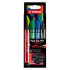 STABILO - STABILO pen 68 max arty - viltstift met dikke beitelpunt - set 4 stuks