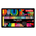 STABILO - STABILO pen 68 max arty - viltstift met dikke beitelpunt - set 20 stuks