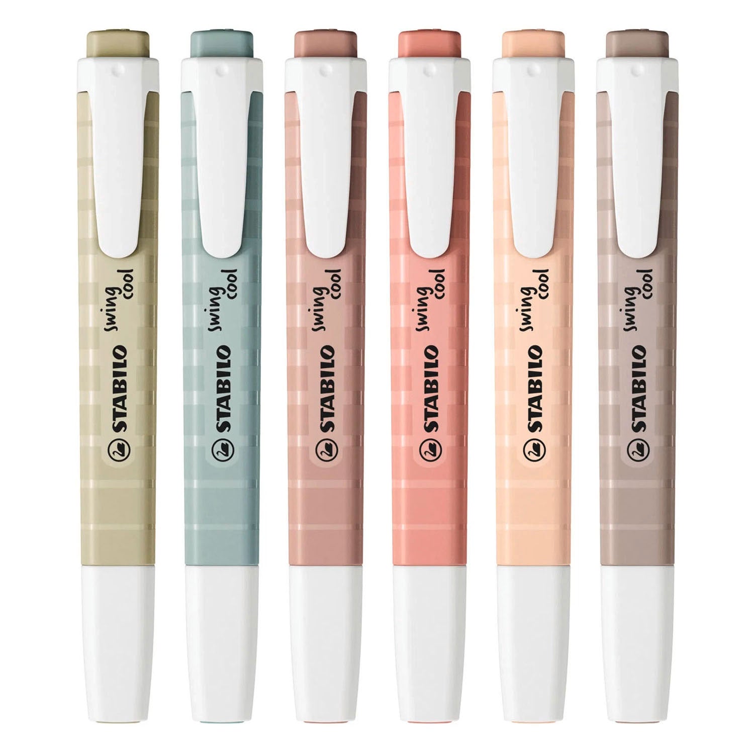 Stabilo swing cool naturecolors markeerstiften - 6dlg.