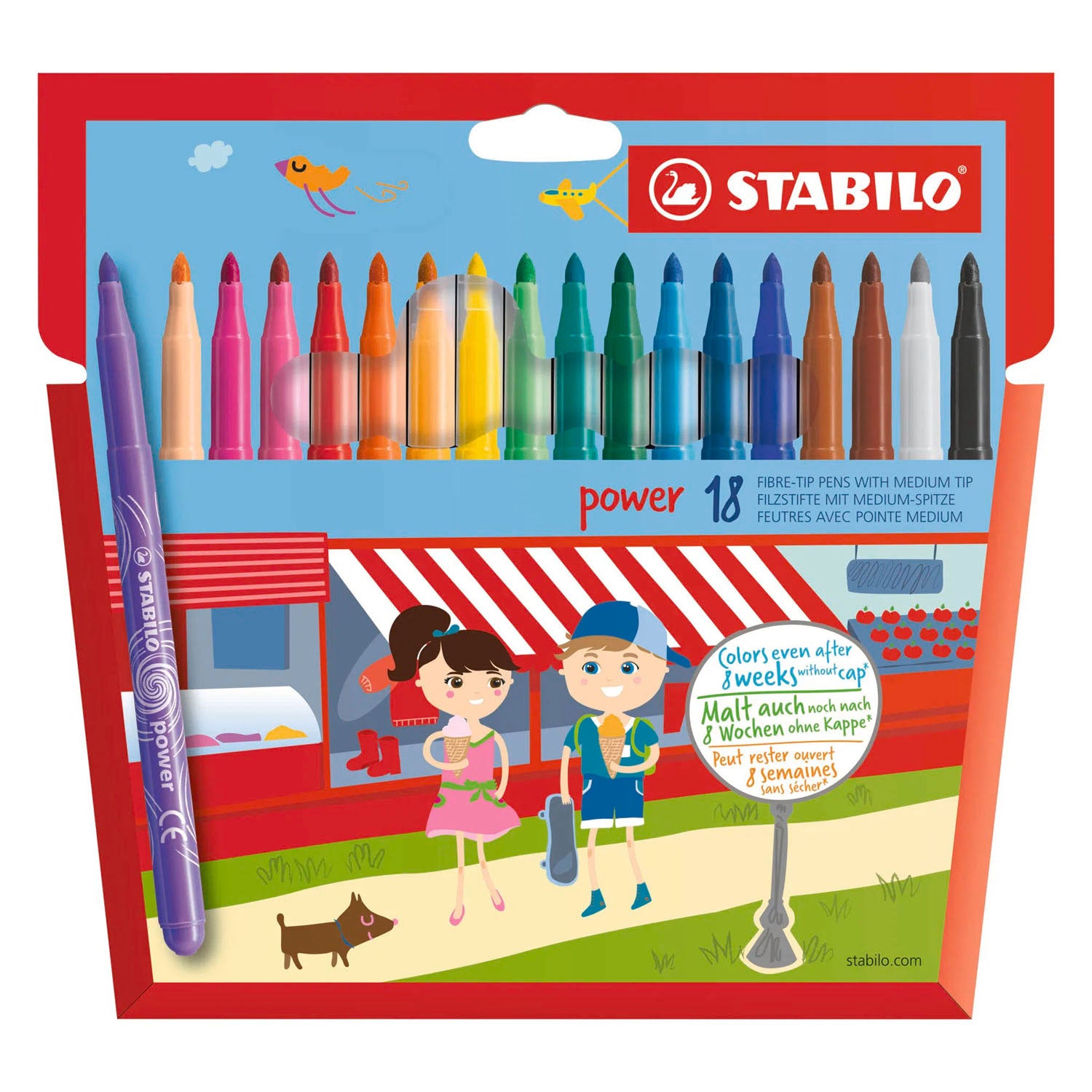 STABILO - STABILO power viltstiften - 18dlg.