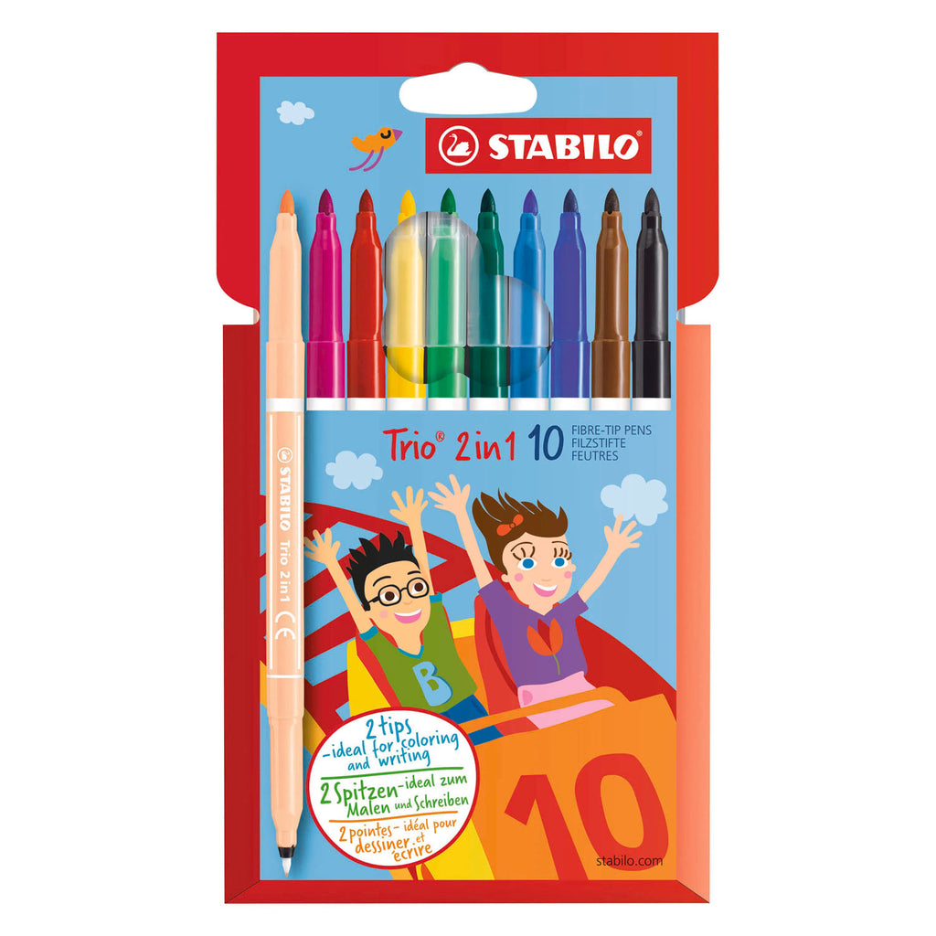 STABILO - STABILO trio 2in1 ergonomische kleurpotloden - 10dlg.
