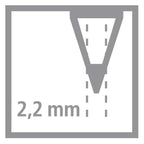 STABILO - STABILO swano hb grafietpotlood met gum - 12 stuks