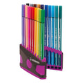 STABILO - STABILO pen 68 colorparade viltstiften roze antraciet - 20dlg.