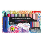 STABILO - STABILO boss naturecolors+wildflower markeerstiften bureau set - 10dlg.
