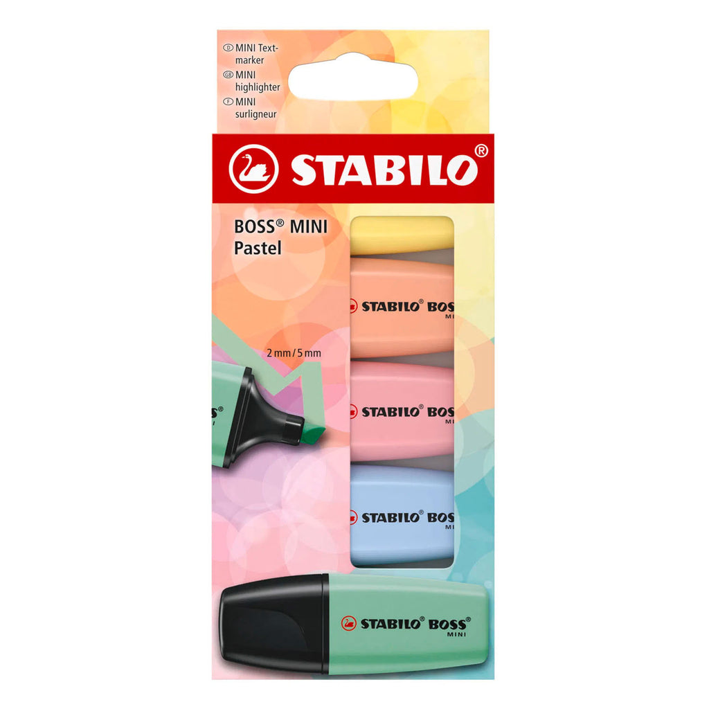 STABILO - STABILO boss mini pastel markeerstiften - 5dlg.