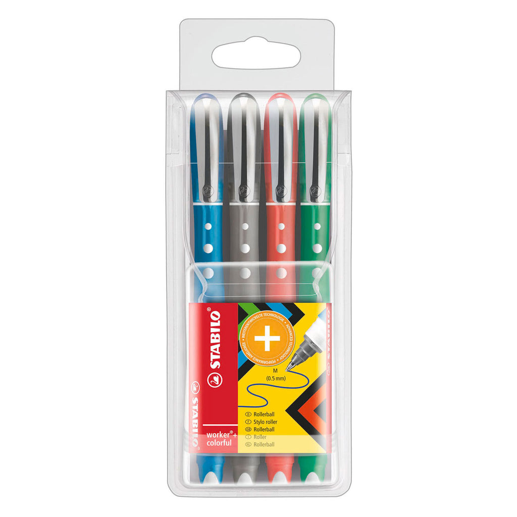 STABILO - STABILO worker colorful rollerpen - 4dlg.
