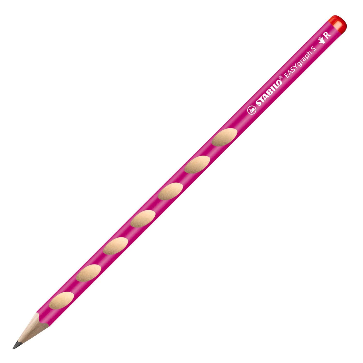 STABILO - STABILO easygraph s hb rechtshandig grafietpotlood - roze