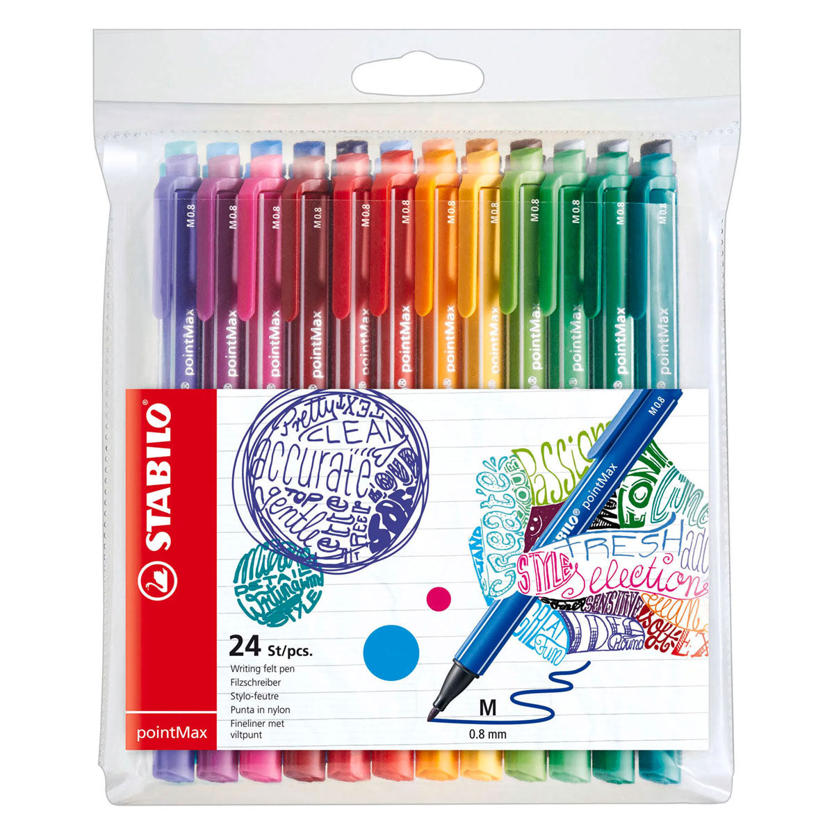 STABILO - STABILO pointmax fineliners - 24dlg.
