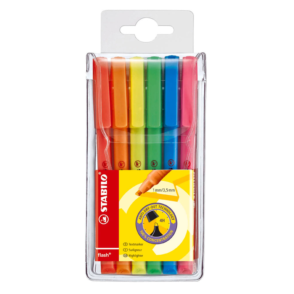 STABILO - STABILO flash markeerstiften - 6dlg.