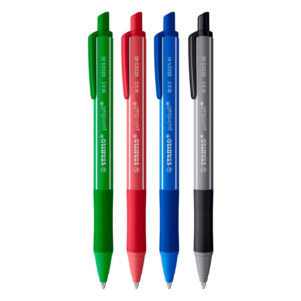 STABILO - STABILO pointball colorful balpennen - 4dlg.